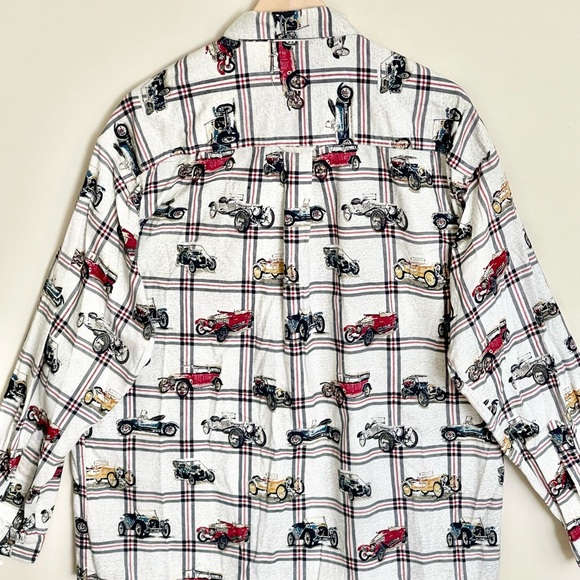 Vintage 90s Knights of Round Table Old Car Shirt Stutz Bearcat Roadster Men’s L - Picture 9 of 11